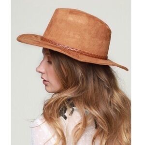 Breckenridge Faux Suede Panama Hat